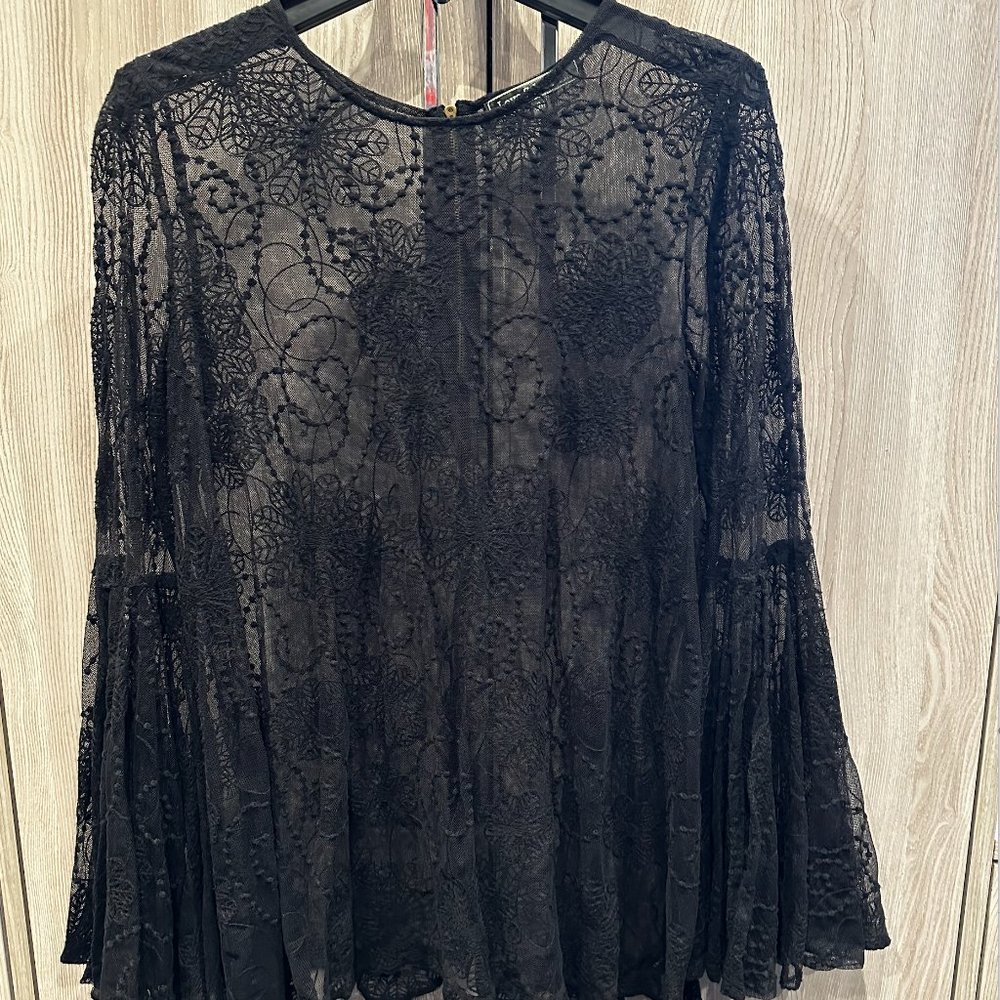 Lovestich Black Lace Top